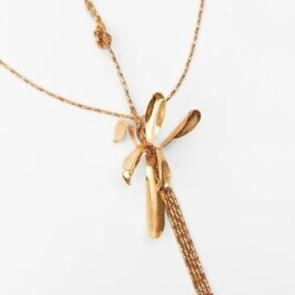 Elegant Gold Necklace by Zara - Picture 2 of 11